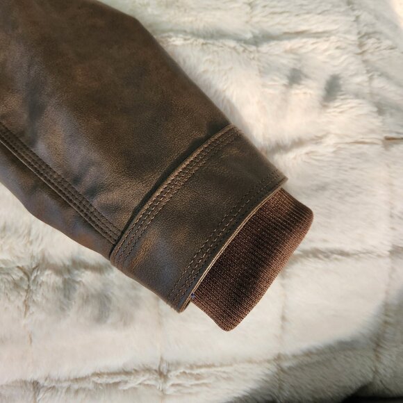 Mens Bomber Jacket with attached Hoodie - Picture 5 of 9